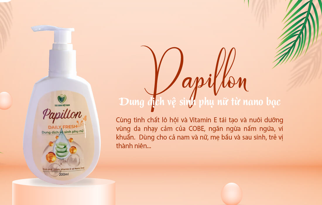 dung dịch vệ sinh phụ khoa Papillon