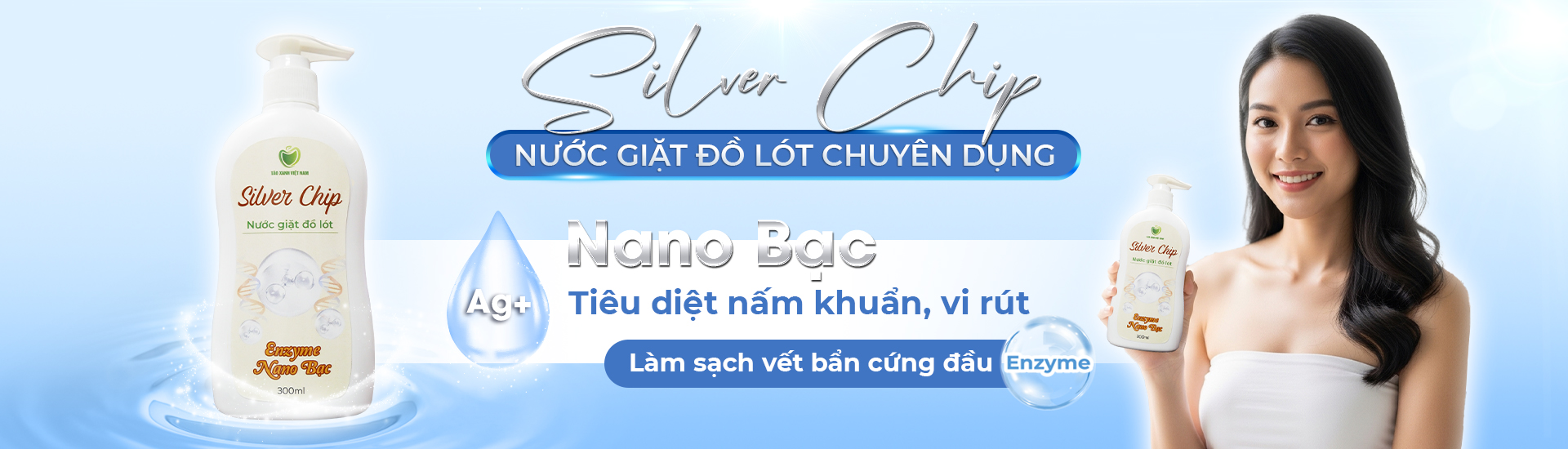 nước giặt đồ lót nano bạc